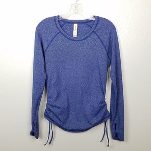 Lucy long sleeve adjustable gathered sides